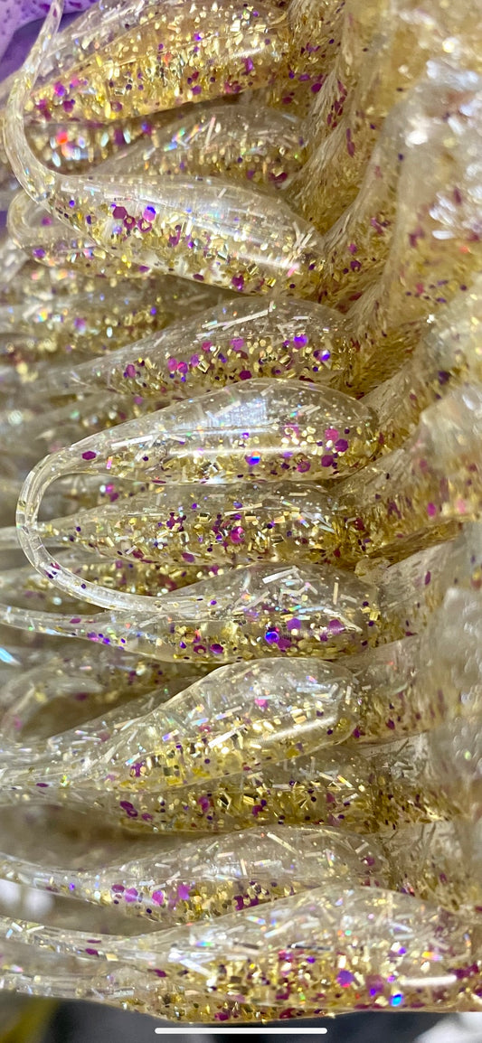 Gold & Silver Hologram Crappie Bait