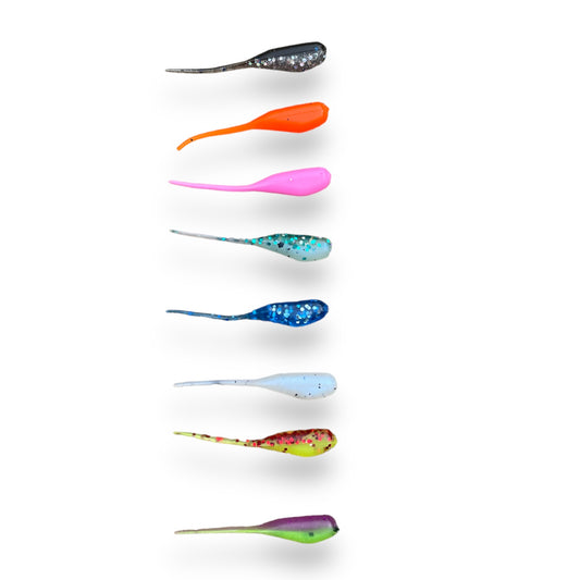 Grab Bag- 20 Piece 2” Soft Plastic Crappie Jig