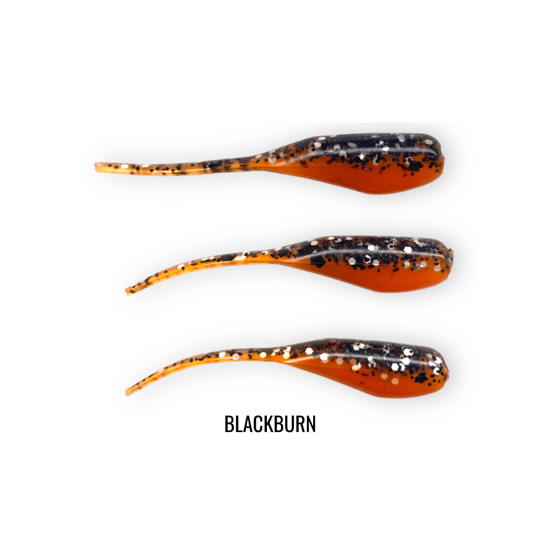 2" 20 PIECE SOFT PLASTIC CRAPPIE MINNOW JIG