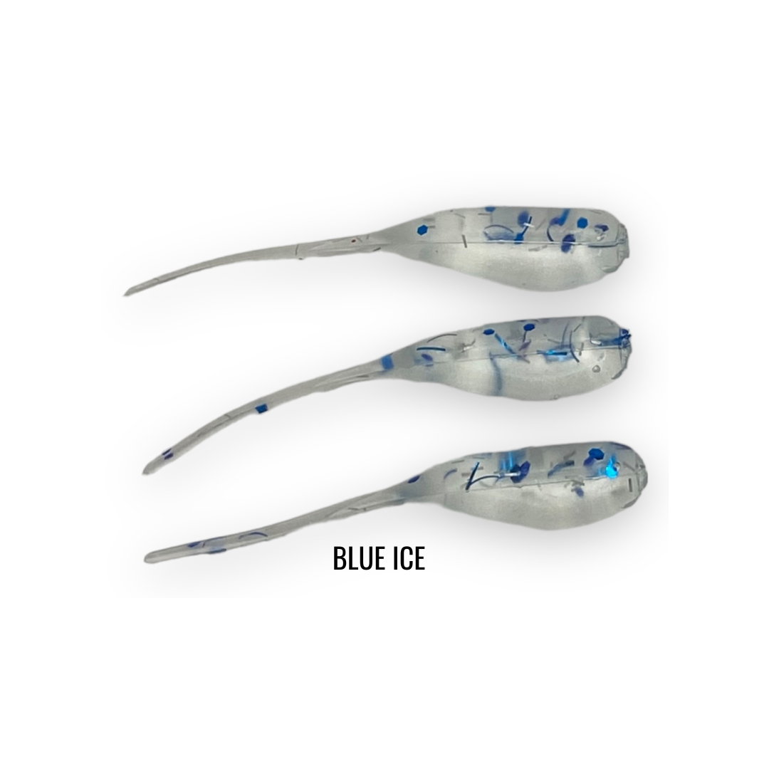 2" 20 PIECE SOFT PLASTIC CRAPPIE MINNOW JIG