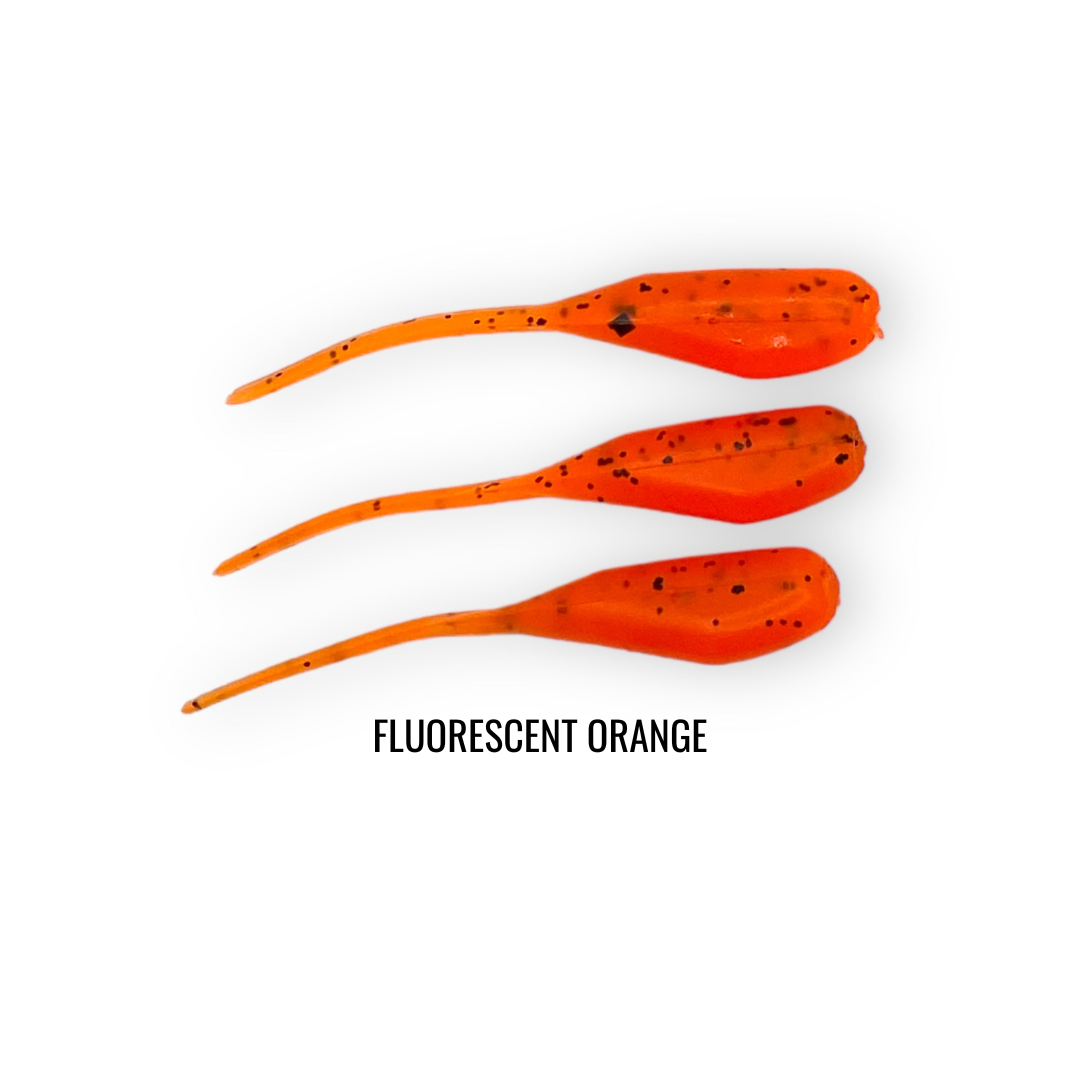 2" 20 PIECE SOFT PLASTIC CRAPPIE MINNOW JIG