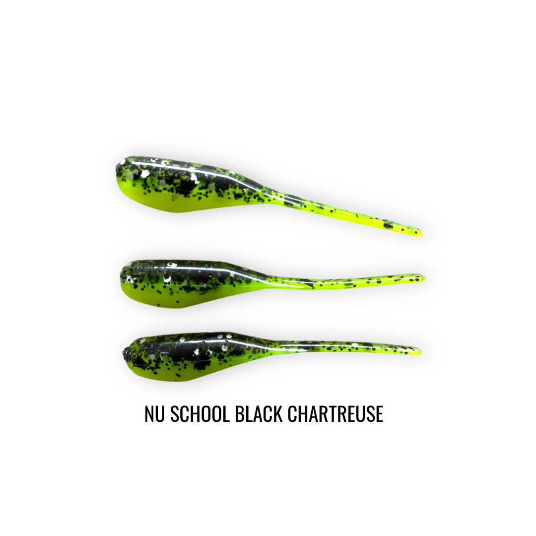 2" 20 PIECE SOFT PLASTIC CRAPPIE MINNOW JIG