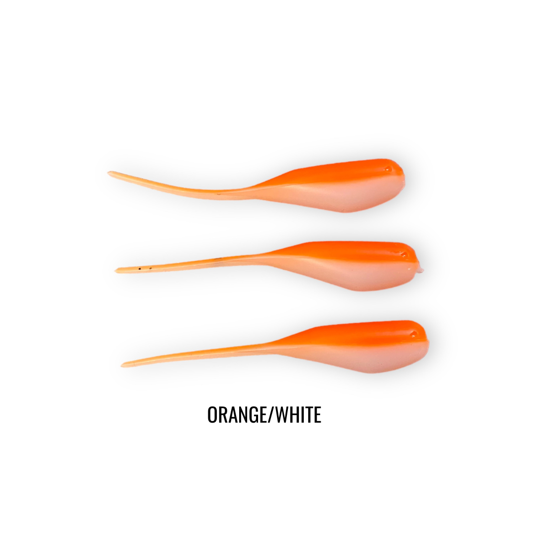 2" 20 PIECE SOFT PLASTIC CRAPPIE MINNOW JIG