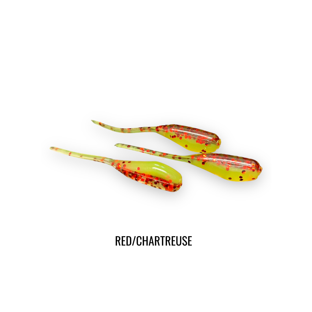 2" 20 PIECE SOFT PLASTIC CRAPPIE MINNOW JIG