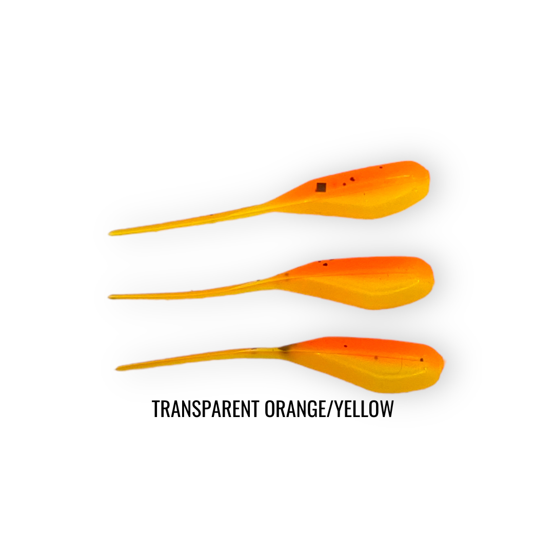2" 20 PIECE SOFT PLASTIC CRAPPIE MINNOW JIG