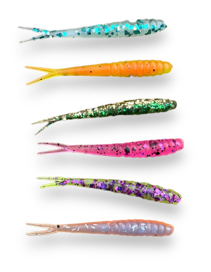 Grab Bag- 10 Piece Flicker Flukes